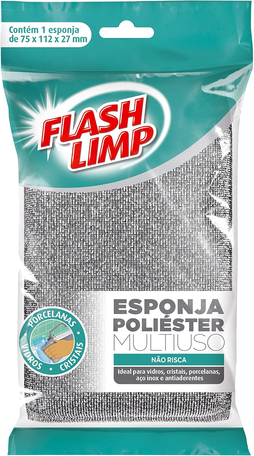Esponja Multiuso Poliéster Flash Limp Kit 10 Unidades
