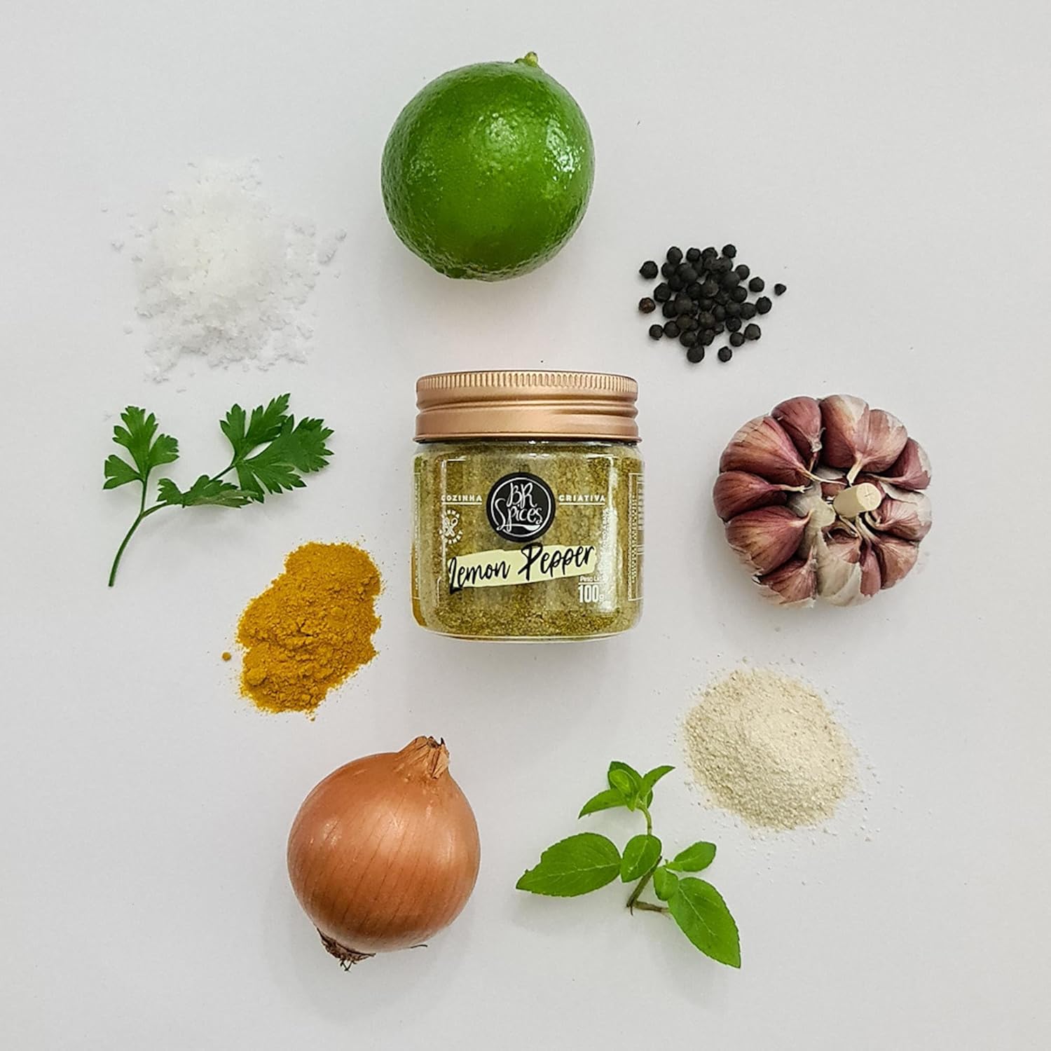 Tempero Lemon Pepper BR Spices 100g