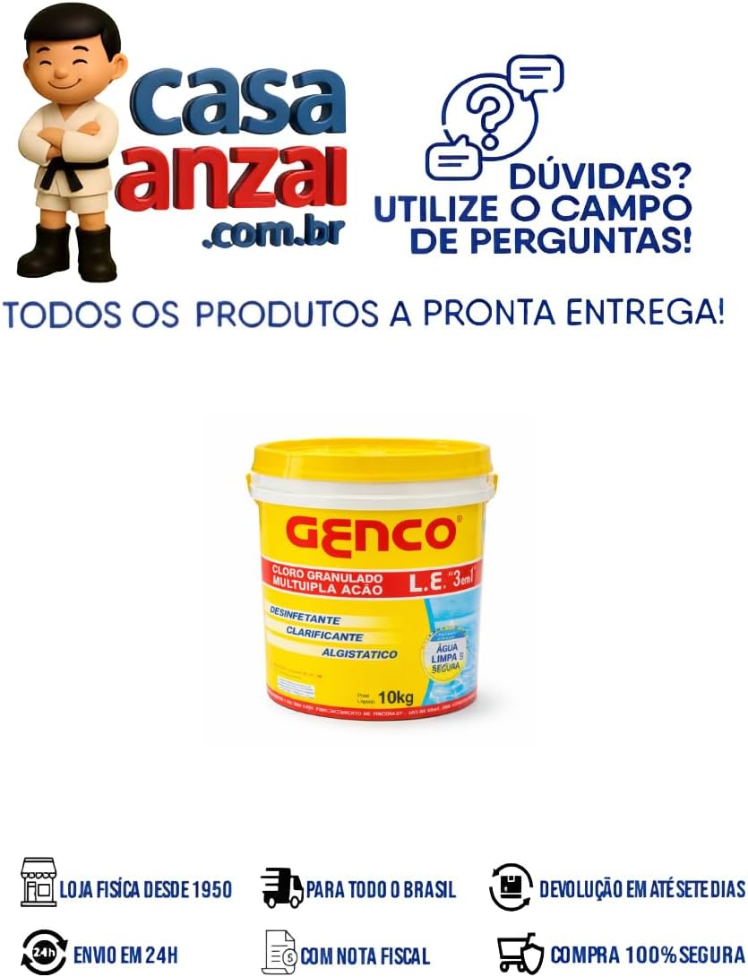 Cloro Genco L.E Mult 3x1-10kg
