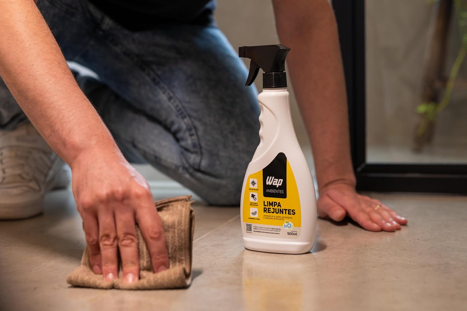 WAP Limpador de Rejuntes LIMPA REJUNTES 500 ML com Gatilho e Fragrância Cítrica