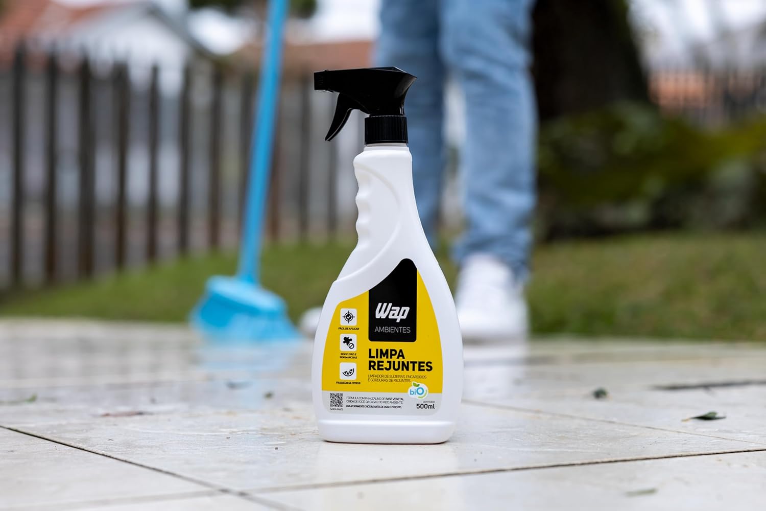 WAP Limpador de Rejuntes LIMPA REJUNTES 500 ML com Gatilho e Fragrância Cítrica