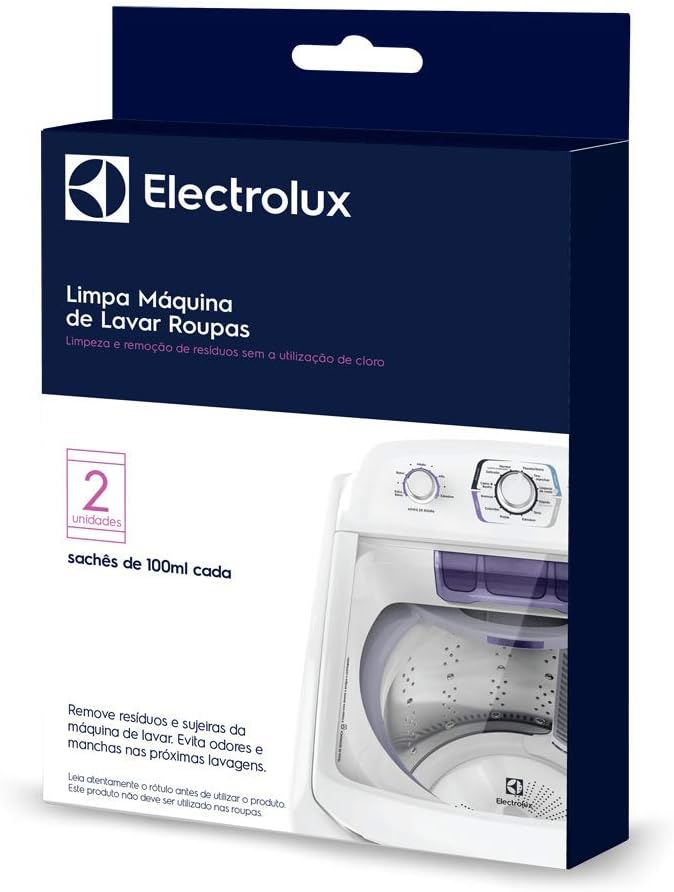 Kit 2 Sachês para Limpeza de Cesto de Máquina de Lavar