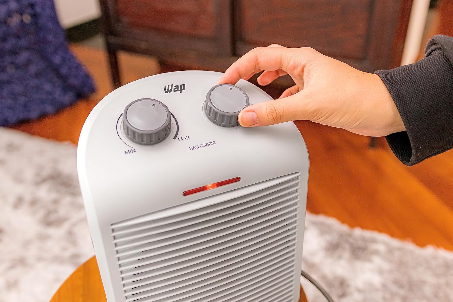 Aquecedor Portátil 3 em 1 com Ventilação e Desumidificação