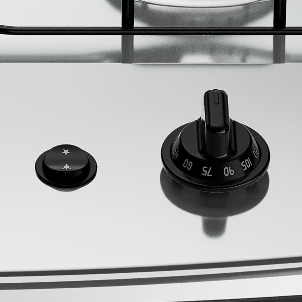 Fogão Supreme Inox Timer 5Q Preto