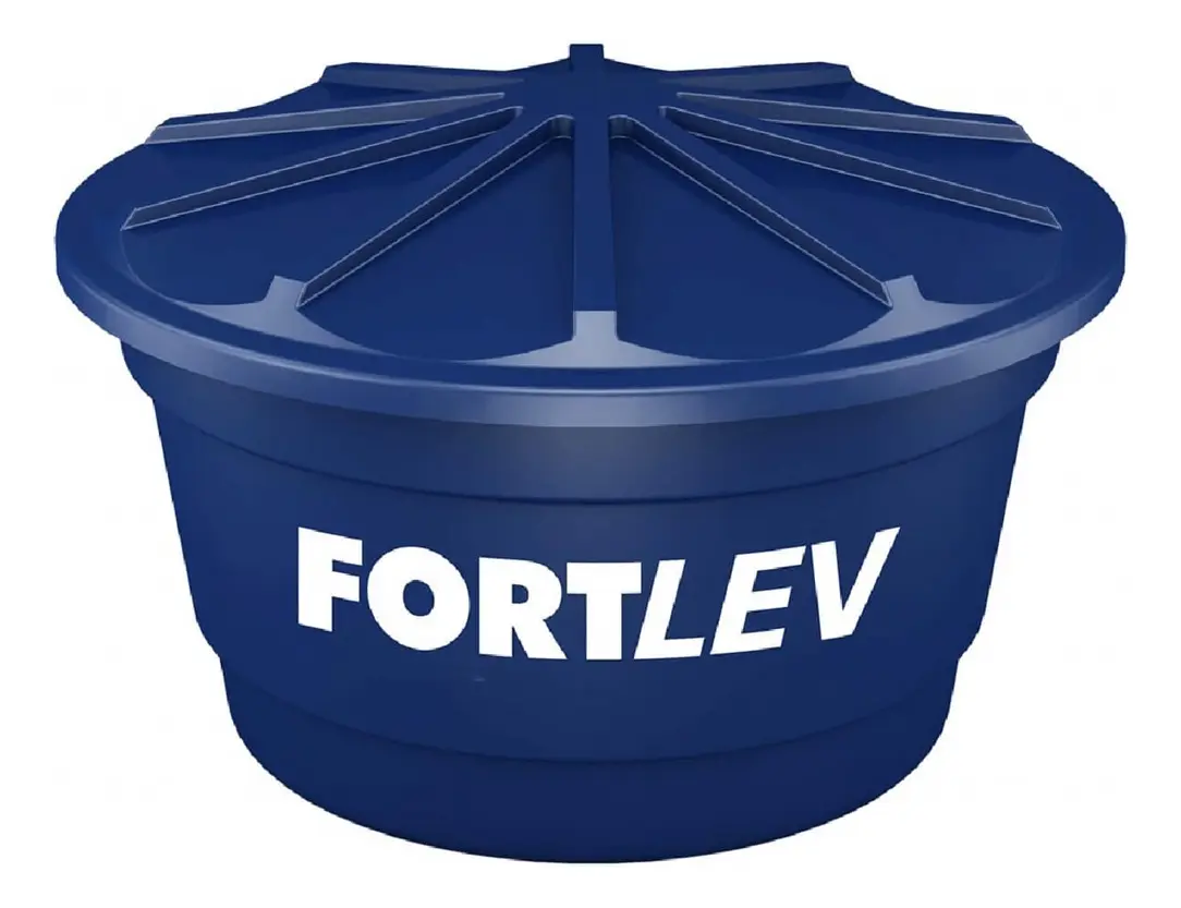 Caixa d'água Fortlev 750L Polietileno Azul