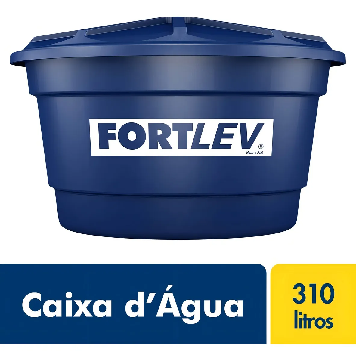 Tanque de água Fortlev Caixa d água vertical polietileno 310L