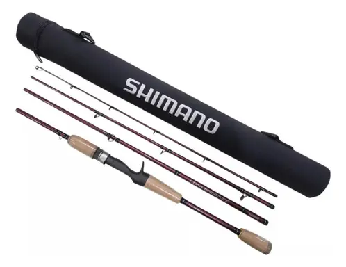 Vara Shimano Carretilha Convergence 4p 6'6 20lb Capa Viagem