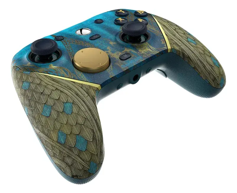 Controle Gamesir G7 Pro Wuchang:fallen Feathers Xbox /pc Misto Azul/ Verde