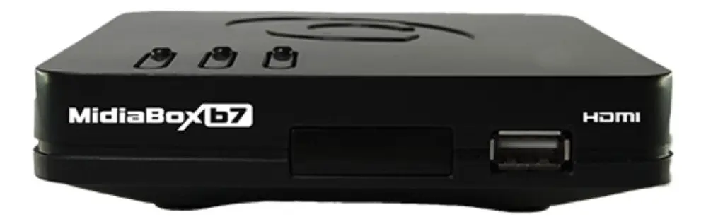 Kit completo Century Midiabox B7 com antena KU e fonte externa