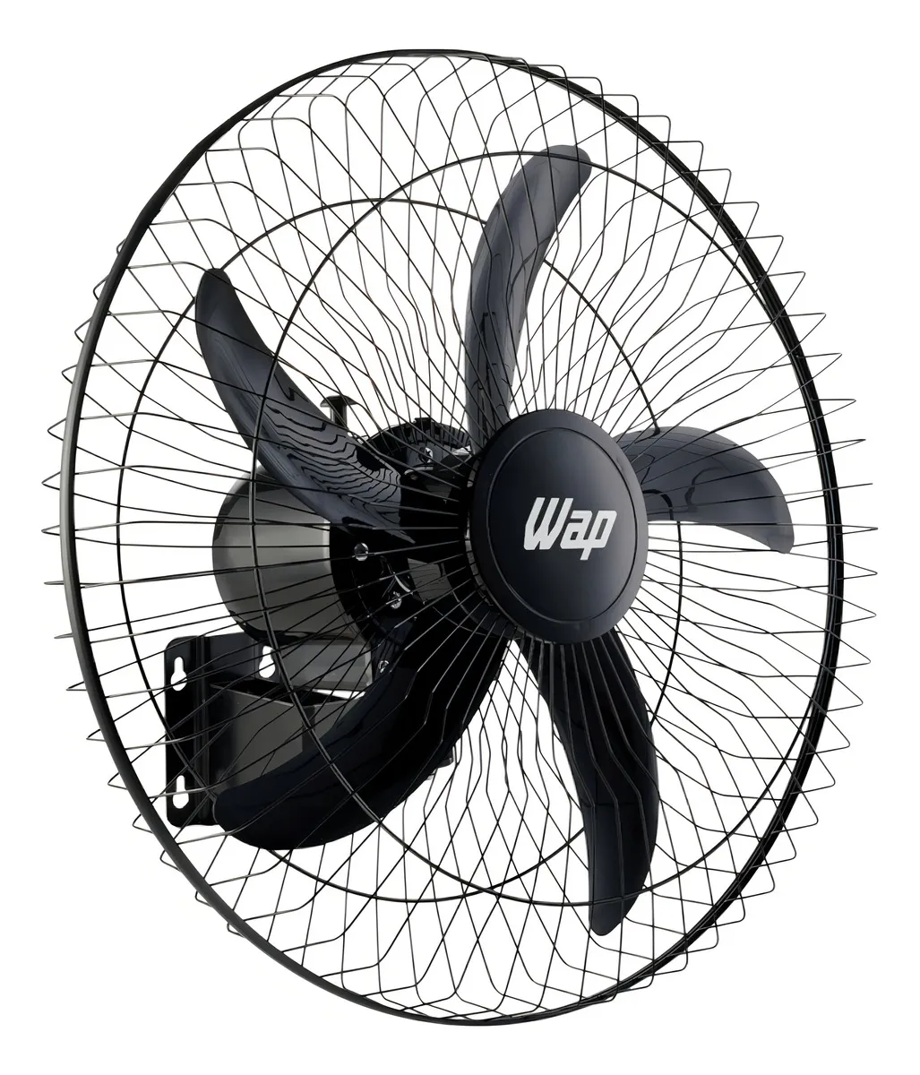 Ventilador de parede Wap Rajada Pro 60 turbo com 5 pás