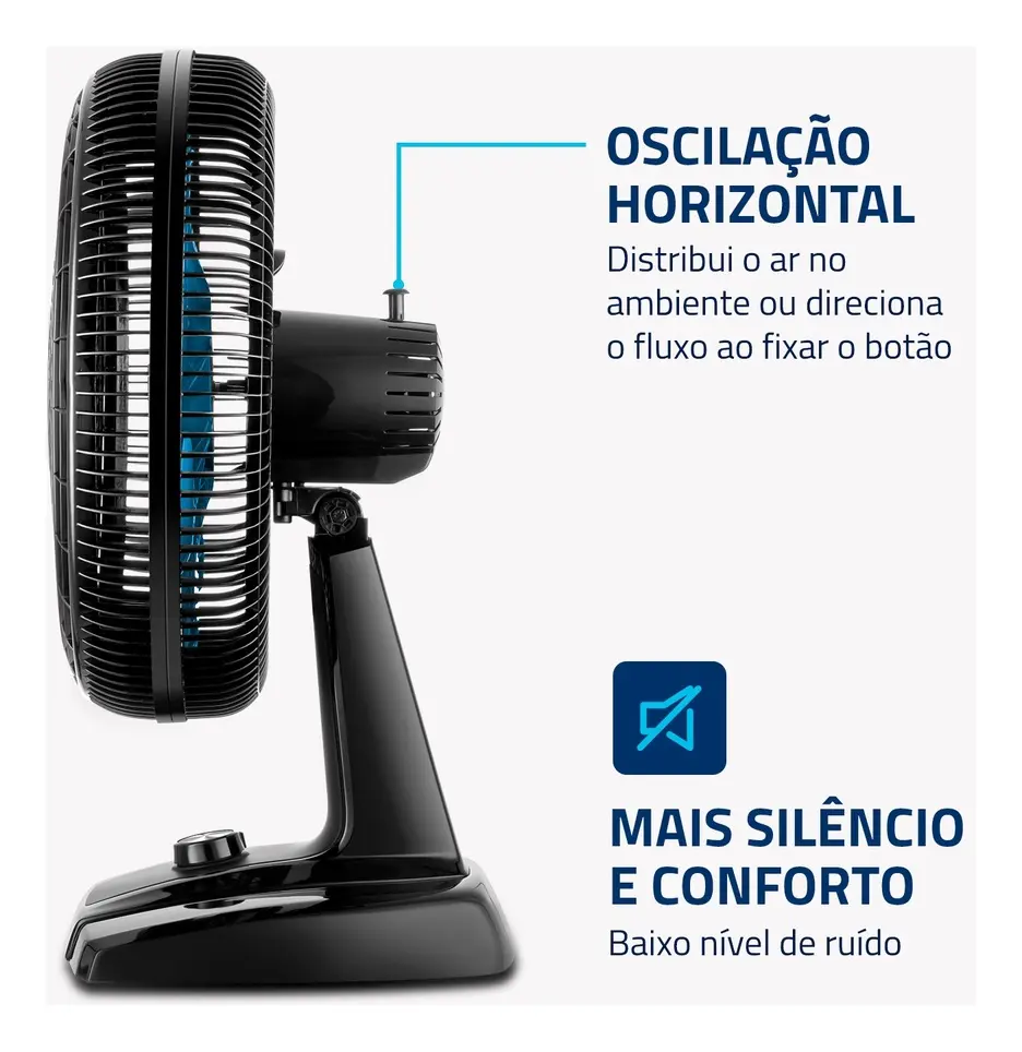 Ventilador De Mesa 40cm Turbo  MONDIAL 127/220V