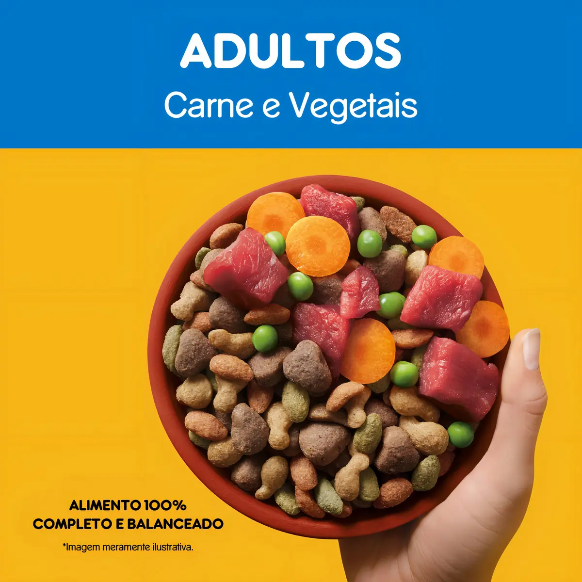 Ração Pedigree Vital Protection 15kg - Carne e Vegetais para Cães Adultos Médios e Grandes