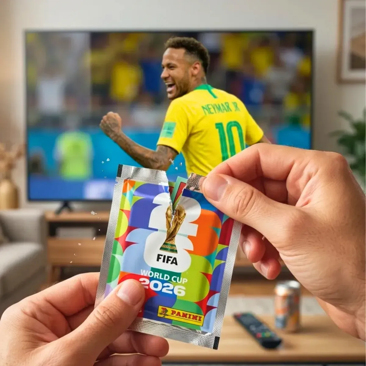 Box Com 700 figurinhas Copa Do Mundo World Cup 2026 Panini – 100 Envelopes